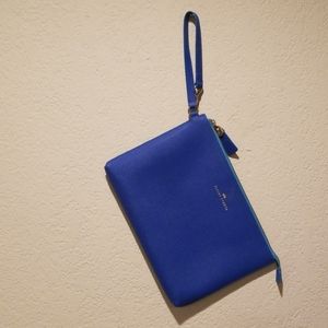 Elaine Turner Blue Wristlet/clutch